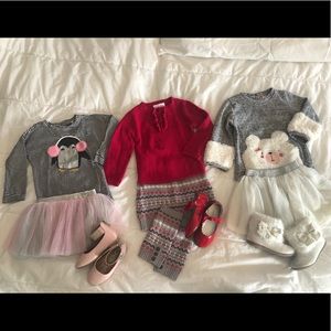 Toddler Girls Winter Bundle WITH Shoes!